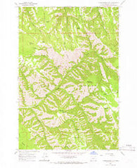 Thimbleberry Mtn Oregon Historical topographic map, 1:24000 scale, 7.5 X 7.5 Minute, Year 1964
