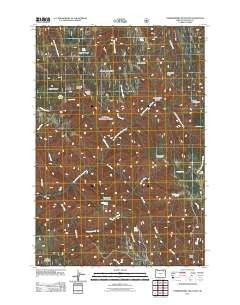 Thimbleberry Mountain Oregon Historical topographic map, 1:24000 scale, 7.5 X 7.5 Minute, Year 2011