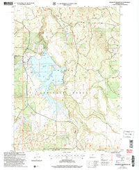 Thompson Reservoir Oregon Historical topographic map, 1:24000 scale, 7.5 X 7.5 Minute, Year 2004
