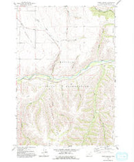 Thorn Hollow Oregon Historical topographic map, 1:24000 scale, 7.5 X 7.5 Minute, Year 1964