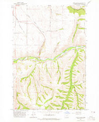 Thorn Hollow Oregon Historical topographic map, 1:24000 scale, 7.5 X 7.5 Minute, Year 1964