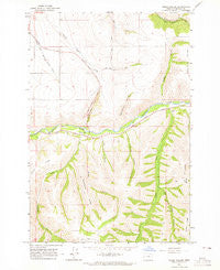 Thorn Hollow Oregon Historical topographic map, 1:24000 scale, 7.5 X 7.5 Minute, Year 1964