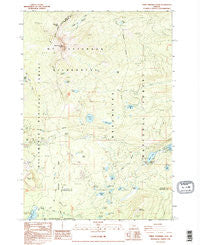 Three Fingered Jack Oregon Historical topographic map, 1:24000 scale, 7.5 X 7.5 Minute, Year 1988