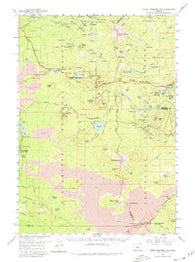 Three Fingered Jack Oregon Historical topographic map, 1:62500 scale, 15 X 15 Minute, Year 1959