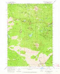 Three Fingered Jack Oregon Historical topographic map, 1:62500 scale, 15 X 15 Minute, Year 1959