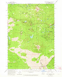 Three Fingered Jack Oregon Historical topographic map, 1:62500 scale, 15 X 15 Minute, Year 1959