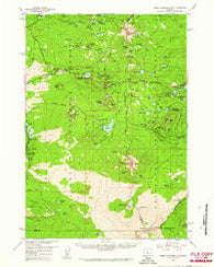 Three Fingered Jack Oregon Historical topographic map, 1:62500 scale, 15 X 15 Minute, Year 1959