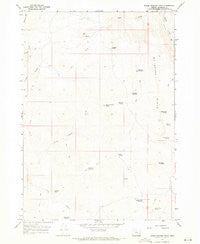 Three Fingers Rock Oregon Historical topographic map, 1:24000 scale, 7.5 X 7.5 Minute, Year 1967