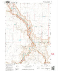Three Forks Oregon Historical topographic map, 1:24000 scale, 7.5 X 7.5 Minute, Year 1980
