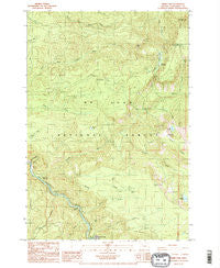 Three Lynx Oregon Historical topographic map, 1:24000 scale, 7.5 X 7.5 Minute, Year 1985