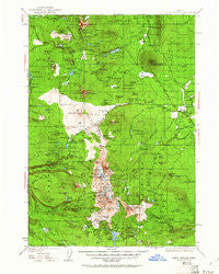 Three Sisters Oregon Historical topographic map, 1:125000 scale, 30 X 30 Minute, Year 1929