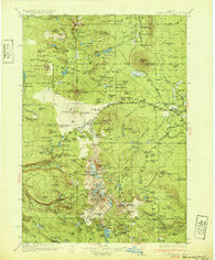 Three Sisters Oregon Historical topographic map, 1:125000 scale, 30 X 30 Minute, Year 1932