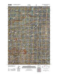 Three Creek Butte Oregon Historical topographic map, 1:24000 scale, 7.5 X 7.5 Minute, Year 2011