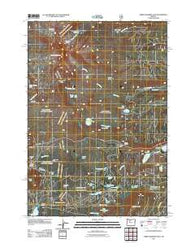 Three Fingered Jack Oregon Historical topographic map, 1:24000 scale, 7.5 X 7.5 Minute, Year 2011