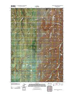 Three Lakes Country Oregon Historical topographic map, 1:24000 scale, 7.5 X 7.5 Minute, Year 2011