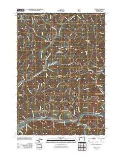 Tiernan Oregon Historical topographic map, 1:24000 scale, 7.5 X 7.5 Minute, Year 2011