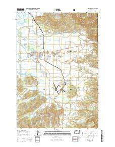 Tillamook Oregon Current topographic map, 1:24000 scale, 7.5 X 7.5 Minute, Year 2014