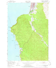 Tillamook Head Oregon Historical topographic map, 1:24000 scale, 7.5 X 7.5 Minute, Year 1949