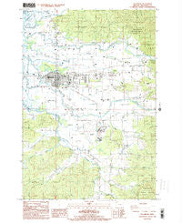 Tillamook Oregon Historical topographic map, 1:24000 scale, 7.5 X 7.5 Minute, Year 1985