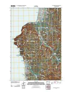 Tillamook Head Oregon Historical topographic map, 1:24000 scale, 7.5 X 7.5 Minute, Year 2011