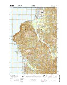 Tillamook Head Oregon Current topographic map, 1:24000 scale, 7.5 X 7.5 Minute, Year 2014