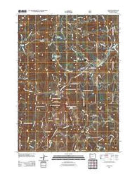 Tiller Oregon Historical topographic map, 1:24000 scale, 7.5 X 7.5 Minute, Year 2011