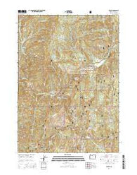 Tiller Oregon Current topographic map, 1:24000 scale, 7.5 X 7.5 Minute, Year 2014