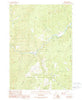 Tiller Oregon Historical topographic map, 1:24000 scale, 7.5 X 7.5 Minute, Year 1989