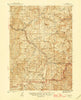 Tiller Oregon Historical topographic map, 1:62500 scale, 15 X 15 Minute, Year 1944