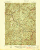 Tiller Oregon Historical topographic map, 1:62500 scale, 15 X 15 Minute, Year 1944