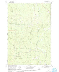 Timber Oregon Historical topographic map, 1:24000 scale, 7.5 X 7.5 Minute, Year 1979