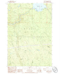 Timothy Lake Oregon Historical topographic map, 1:24000 scale, 7.5 X 7.5 Minute, Year 1985
