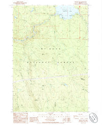 Timothy Lake Oregon Historical topographic map, 1:24000 scale, 7.5 X 7.5 Minute, Year 1985