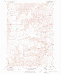 Tims Peak Oregon Historical topographic map, 1:24000 scale, 7.5 X 7.5 Minute, Year 1972