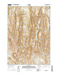 Tin Can Ridge Oregon Current topographic map, 1:24000 scale, 7.5 X 7.5 Minute, Year 2014