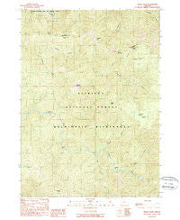 Tincup Peak Oregon Historical topographic map, 1:24000 scale, 7.5 X 7.5 Minute, Year 1989