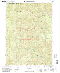 Tincup Peak Oregon Historical topographic map, 1:24000 scale, 7.5 X 7.5 Minute, Year 1998