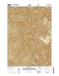 Tincup Peak Oregon Current topographic map, 1:24000 scale, 7.5 X 7.5 Minute, Year 2014