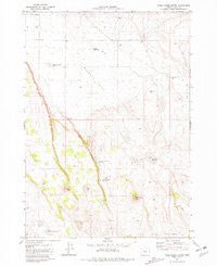 Tired Horse Butte Oregon Historical topographic map, 1:24000 scale, 7.5 X 7.5 Minute, Year 1981