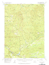 Toketee Falls Oregon Historical topographic map, 1:62500 scale, 15 X 15 Minute, Year 1956