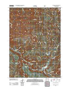 Toketee Falls Oregon Historical topographic map, 1:24000 scale, 7.5 X 7.5 Minute, Year 2011