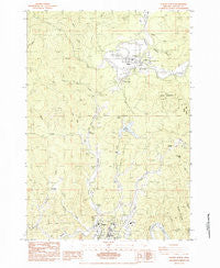 Toledo North Oregon Historical topographic map, 1:24000 scale, 7.5 X 7.5 Minute, Year 1984