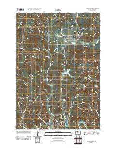 Toledo North Oregon Historical topographic map, 1:24000 scale, 7.5 X 7.5 Minute, Year 2011