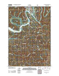 Toledo South Oregon Historical topographic map, 1:24000 scale, 7.5 X 7.5 Minute, Year 2011