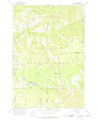 Tollgate Oregon Historical topographic map, 1:24000 scale, 7.5 X 7.5 Minute, Year 1963