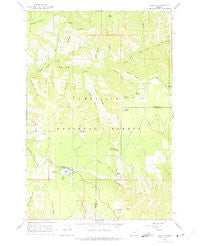Tollgate Oregon Historical topographic map, 1:24000 scale, 7.5 X 7.5 Minute, Year 1963