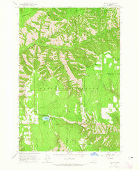 Tollgate Oregon Historical topographic map, 1:24000 scale, 7.5 X 7.5 Minute, Year 1963