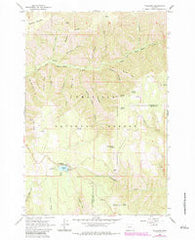 Tollgate Oregon Historical topographic map, 1:24000 scale, 7.5 X 7.5 Minute, Year 1963