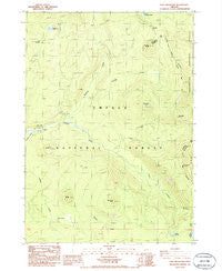 Tolo Mountain Oregon Historical topographic map, 1:24000 scale, 7.5 X 7.5 Minute, Year 1986