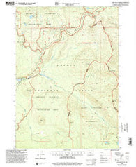 Tolo Mountain Oregon Historical topographic map, 1:24000 scale, 7.5 X 7.5 Minute, Year 1998